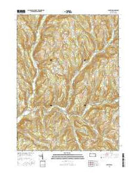 Lawton Pennsylvania Current topographic map, 1:24000 scale, 7.5 X 7.5 Minute, Year 2016