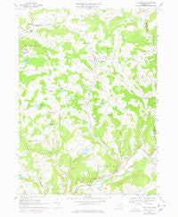 Le Raysville Pennsylvania Historical topographic map, 1:24000 scale, 7.5 X 7.5 Minute, Year 1967