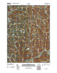Le Raysville Pennsylvania Historical topographic map, 1:24000 scale, 7.5 X 7.5 Minute, Year 2010