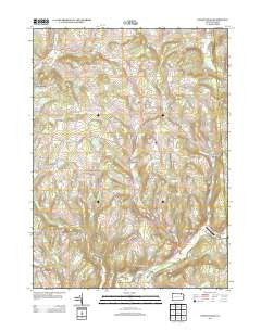 Le Raysville Pennsylvania Historical topographic map, 1:24000 scale, 7.5 X 7.5 Minute, Year 2013