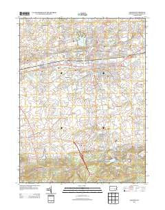 Lebanon Pennsylvania Historical topographic map, 1:24000 scale, 7.5 X 7.5 Minute, Year 2013