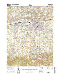 Lebanon Pennsylvania Current topographic map, 1:24000 scale, 7.5 X 7.5 Minute, Year 2016