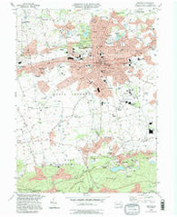 Lebanon Pennsylvania Historical topographic map, 1:24000 scale, 7.5 X 7.5 Minute, Year 1995