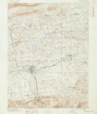 Lebanon Pennsylvania Historical topographic map, 1:62500 scale, 15 X 15 Minute, Year 1891