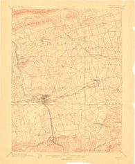 Lebanon Pennsylvania Historical topographic map, 1:62500 scale, 15 X 15 Minute, Year 1899