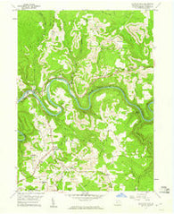 Lecontes Mills Pennsylvania Historical topographic map, 1:24000 scale, 7.5 X 7.5 Minute, Year 1959