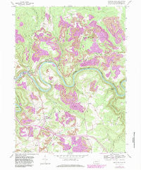 Lecontes Mills Pennsylvania Historical topographic map, 1:24000 scale, 7.5 X 7.5 Minute, Year 1959