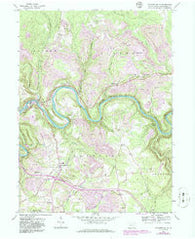 Lecontes Mills Pennsylvania Historical topographic map, 1:24000 scale, 7.5 X 7.5 Minute, Year 1959