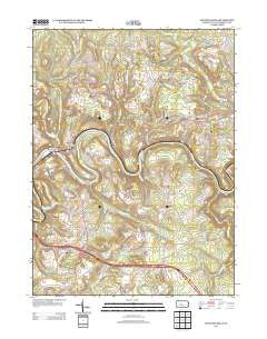 Lecontes Mills Pennsylvania Historical topographic map, 1:24000 scale, 7.5 X 7.5 Minute, Year 2013
