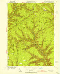 Lee Fire Tower Pennsylvania Historical topographic map, 1:24000 scale, 7.5 X 7.5 Minute, Year 1947