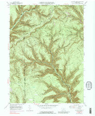 Lee Fire Tower Pennsylvania Historical topographic map, 1:24000 scale, 7.5 X 7.5 Minute, Year 1947