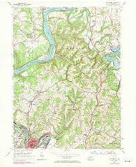 Leechburg Pennsylvania Historical topographic map, 1:24000 scale, 7.5 X 7.5 Minute, Year 1954