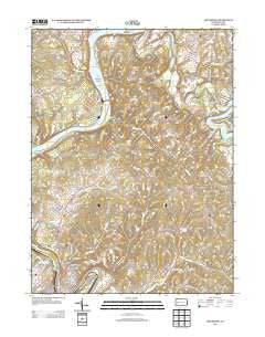 Leechburg Pennsylvania Historical topographic map, 1:24000 scale, 7.5 X 7.5 Minute, Year 2013