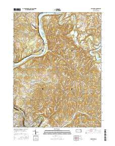 Leechburg Pennsylvania Current topographic map, 1:24000 scale, 7.5 X 7.5 Minute, Year 2016