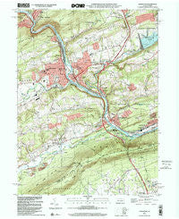 Lehighton Pennsylvania Historical topographic map, 1:24000 scale, 7.5 X 7.5 Minute, Year 1999