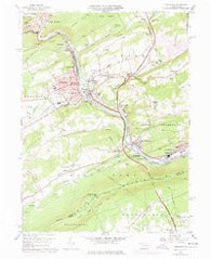 Lehighton Pennsylvania Historical topographic map, 1:24000 scale, 7.5 X 7.5 Minute, Year 1960