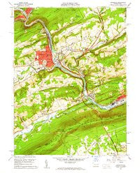 Lehighton Pennsylvania Historical topographic map, 1:24000 scale, 7.5 X 7.5 Minute, Year 1960