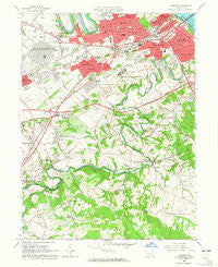 Lemoyne Pennsylvania Historical topographic map, 1:24000 scale, 7.5 X 7.5 Minute, Year 1963