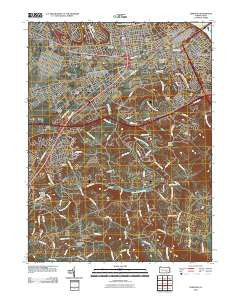 Lemoyne Pennsylvania Historical topographic map, 1:24000 scale, 7.5 X 7.5 Minute, Year 2010