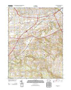 Lemoyne Pennsylvania Historical topographic map, 1:24000 scale, 7.5 X 7.5 Minute, Year 2013