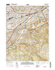 Lemoyne Pennsylvania Current topographic map, 1:24000 scale, 7.5 X 7.5 Minute, Year 2016