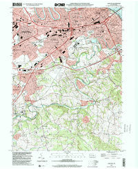 Lemoyne Pennsylvania Historical topographic map, 1:24000 scale, 7.5 X 7.5 Minute, Year 1999