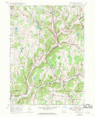 Lenoxville Pennsylvania Historical topographic map, 1:24000 scale, 7.5 X 7.5 Minute, Year 1946