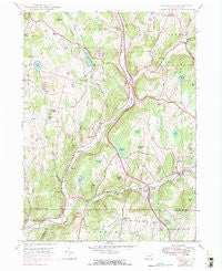 Lenoxville Pennsylvania Historical topographic map, 1:24000 scale, 7.5 X 7.5 Minute, Year 1946
