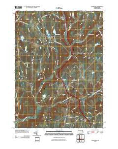 Lenoxville Pennsylvania Historical topographic map, 1:24000 scale, 7.5 X 7.5 Minute, Year 2010
