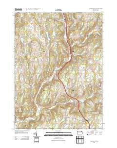 Lenoxville Pennsylvania Historical topographic map, 1:24000 scale, 7.5 X 7.5 Minute, Year 2013