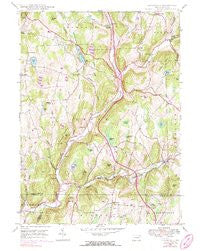 Lenoxville Pennsylvania Historical topographic map, 1:24000 scale, 7.5 X 7.5 Minute, Year 1946