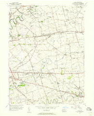 Leola Pennsylvania Historical topographic map, 1:24000 scale, 7.5 X 7.5 Minute, Year 1956
