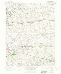 Leola Pennsylvania Historical topographic map, 1:24000 scale, 7.5 X 7.5 Minute, Year 1956