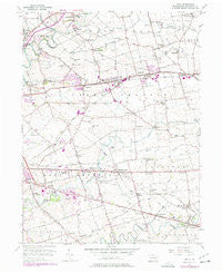 Leola Pennsylvania Historical topographic map, 1:24000 scale, 7.5 X 7.5 Minute, Year 1956
