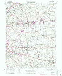 Leola Pennsylvania Historical topographic map, 1:24000 scale, 7.5 X 7.5 Minute, Year 1956