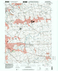 Leola Pennsylvania Historical topographic map, 1:24000 scale, 7.5 X 7.5 Minute, Year 1999