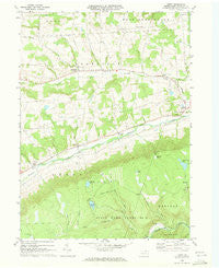 Leroy Pennsylvania Historical topographic map, 1:24000 scale, 7.5 X 7.5 Minute, Year 1969