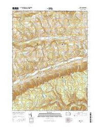 Leroy Pennsylvania Current topographic map, 1:24000 scale, 7.5 X 7.5 Minute, Year 2016