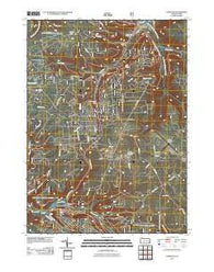 Lewis Run Pennsylvania Historical topographic map, 1:24000 scale, 7.5 X 7.5 Minute, Year 2011