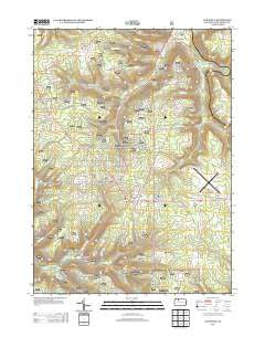 Lewis Run Pennsylvania Historical topographic map, 1:24000 scale, 7.5 X 7.5 Minute, Year 2013