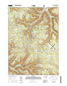 Lewis Run Pennsylvania Current topographic map, 1:24000 scale, 7.5 X 7.5 Minute, Year 2016