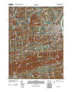 Lewisburg Pennsylvania Historical topographic map, 1:24000 scale, 7.5 X 7.5 Minute, Year 2010