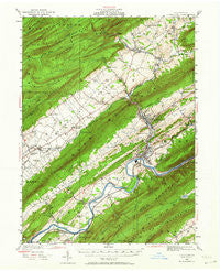 Lewistown Pennsylvania Historical topographic map, 1:62500 scale, 15 X 15 Minute, Year 1924