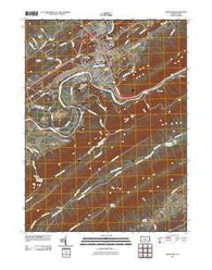 Lewistown Pennsylvania Historical topographic map, 1:24000 scale, 7.5 X 7.5 Minute, Year 2010