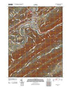 Lewistown Pennsylvania Historical topographic map, 1:24000 scale, 7.5 X 7.5 Minute, Year 2010