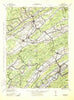 Lewistown Pennsylvania Historical topographic map, 1:125000 scale, 30 X 30 Minute, Year 1943