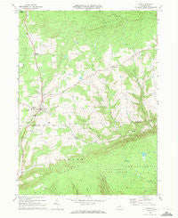 Liberty Pennsylvania Historical topographic map, 1:24000 scale, 7.5 X 7.5 Minute, Year 1969