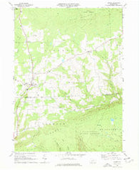 Liberty Pennsylvania Historical topographic map, 1:24000 scale, 7.5 X 7.5 Minute, Year 1969