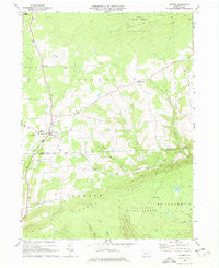 Liberty Pennsylvania Historical topographic map, 1:24000 scale, 7.5 X 7.5 Minute, Year 1969
