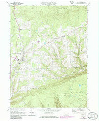 Liberty Pennsylvania Historical topographic map, 1:24000 scale, 7.5 X 7.5 Minute, Year 1969